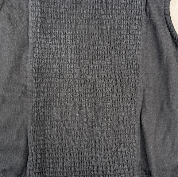 Old Navy Black Cotton Sweetheart Neckline Cropped Tank Top Size Large - Picture 7 of 8